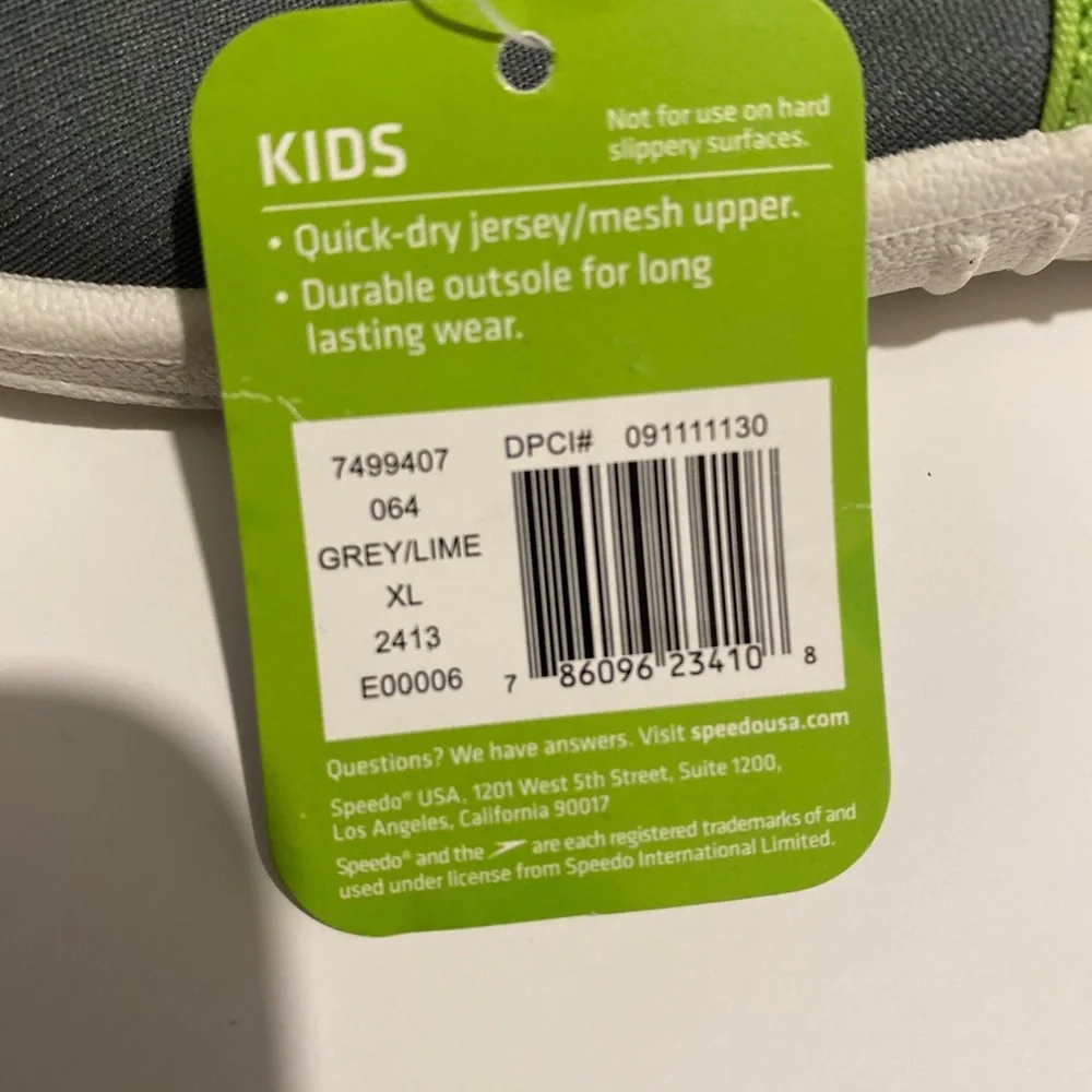 Speedo water shoe for little swimmers kids size XL 11-12 - Picture 9 of 12